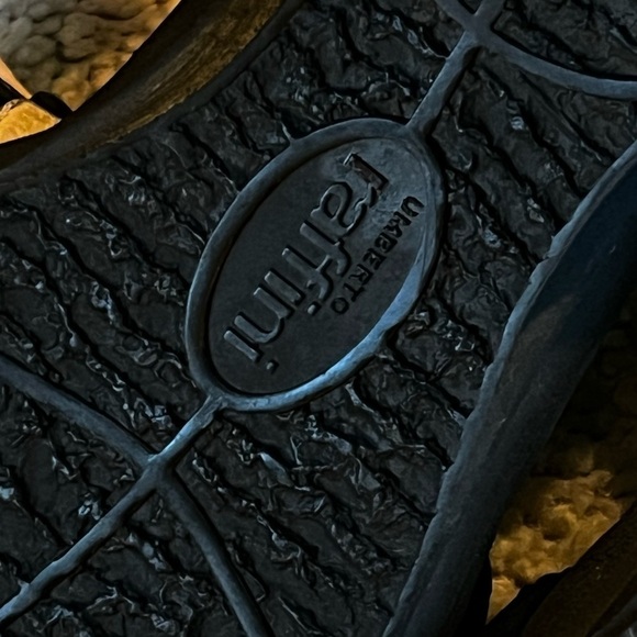 Umberto Raffini Yoli Wedge Sandals Black Suede T Strap Open Toe  EU41/US 10-10.5 - Picture 10 of 12